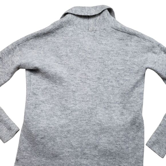 Banana Republic Wool Alpaca Cardigan Sweater Womens Petite XS PXS Gray Open - Picture 8 of 8